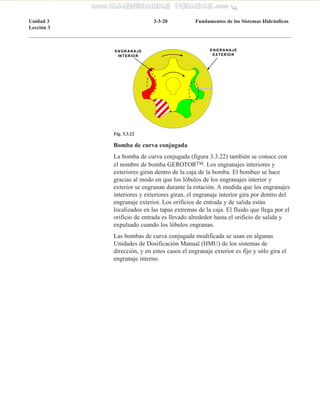 ENGRANAJE
EXTER IOR
EN GR ANAJE
INTERIOR
Fig. 3.3.22
Bomba de curva conjugada
La bomba de curva conjugada (figura 3.3.22) ...