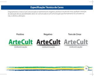 Especificação Técnica de Cores
 