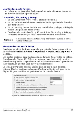Manual de uso - Open Office Calc | PDF
