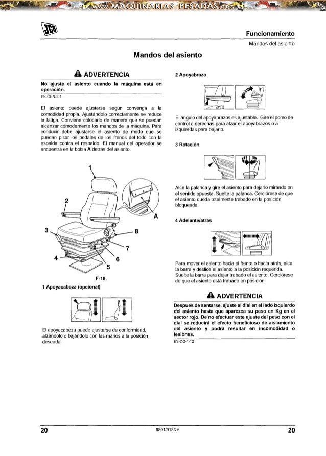 Retroexcavador Manual De Mantenimiento