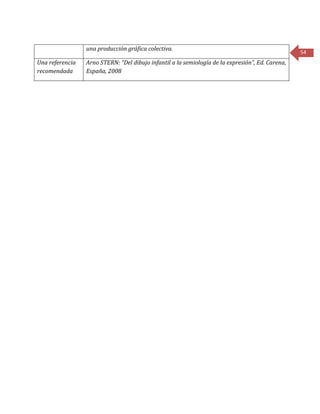 54
una producción gráfica colectiva.
Una referencia
recomendada
Arno STERN: “Del dibujo infantil a la semiología de la expresión”, Ed. Carena,
España, 2008
 