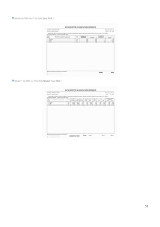 51
Model de NIR fara TVA (bifa fara TVA ) :
Model 1 de NIR cu TVA (bifa Model 1 cu TVA ) :
 