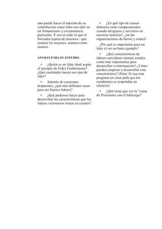 Manual Principio De Liderazgo