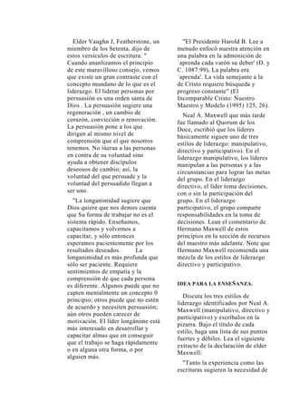 Manual Principio De Liderazgo