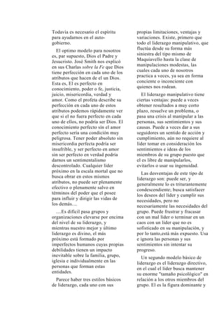 Manual Principio De Liderazgo