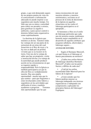 Manual Principio De Liderazgo