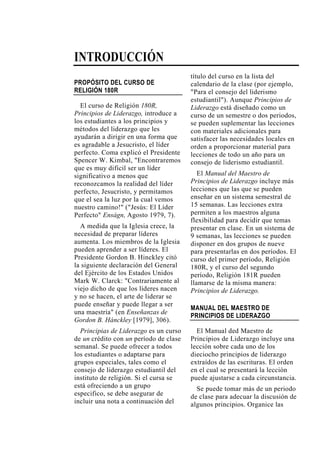 Manual Principio De Liderazgo