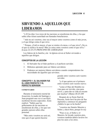Manual Principio De Liderazgo