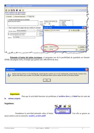 MANUAL PROGRAMA ARDORA
