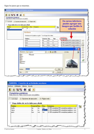 MANUAL PROGRAMA ARDORA