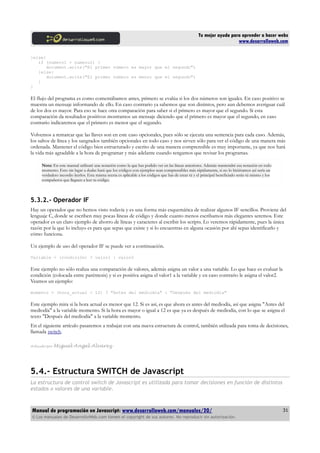 Manual de JavaScript | PDF
