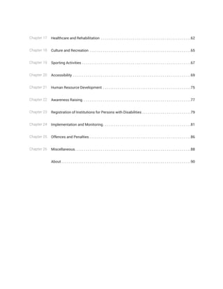 Manual on The Rights of Persons with Disabilities (RPWD) Act, 2016 | PDF