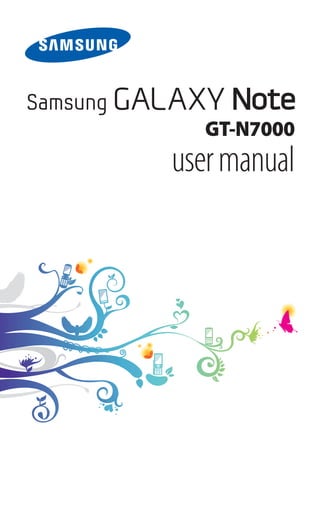 GT-N7000
user manual
 