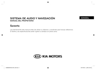Manual sistema-de-audio-y-navegacion-sorento