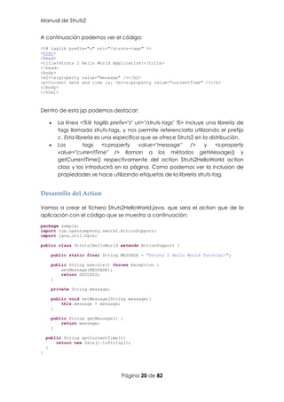 Struts Taglib Manual struts2-espanol | PDF