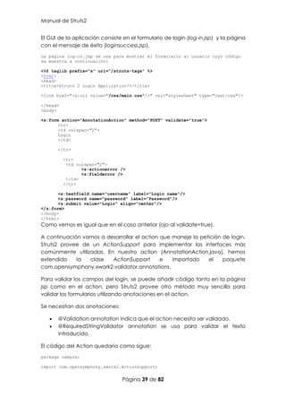 Struts Taglib Manual struts2-espanol | PDF