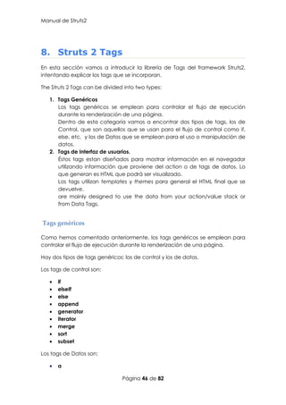 Struts Taglib Manual struts2-espanol | PDF