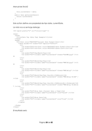 Struts Taglib Manual struts2-espanol | PDF