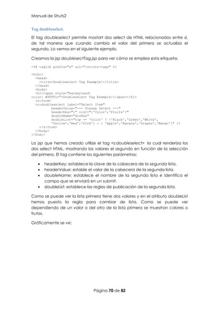 Struts Taglib Manual struts2-espanol | PDF