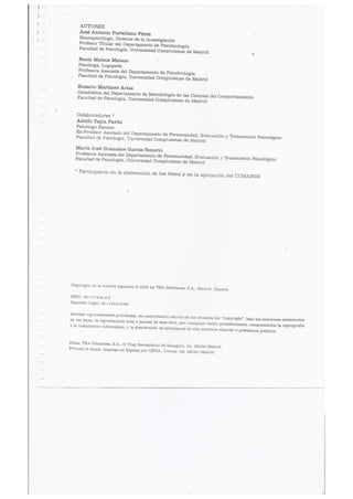 Manual de Test de Cumanin en pdf gratis pdf