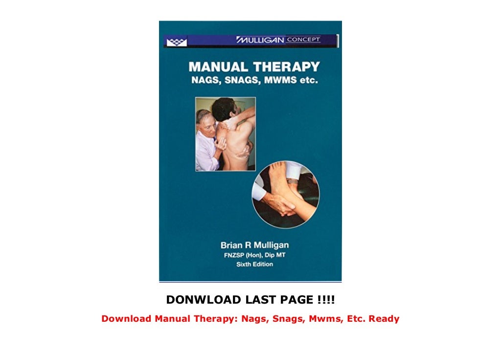 Download Manual Therapy Nags, Snags, Mwms, Etc. Ready