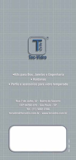 36
Ve2 Kit Versatik® Engenharia
TEC-IMP-1021
 