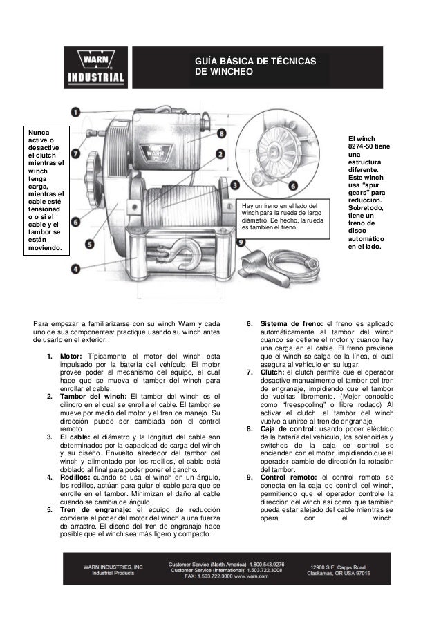 Manual de Instalacion de winche