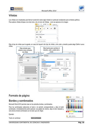 MANUAL DE WORD 2010 | PDF
