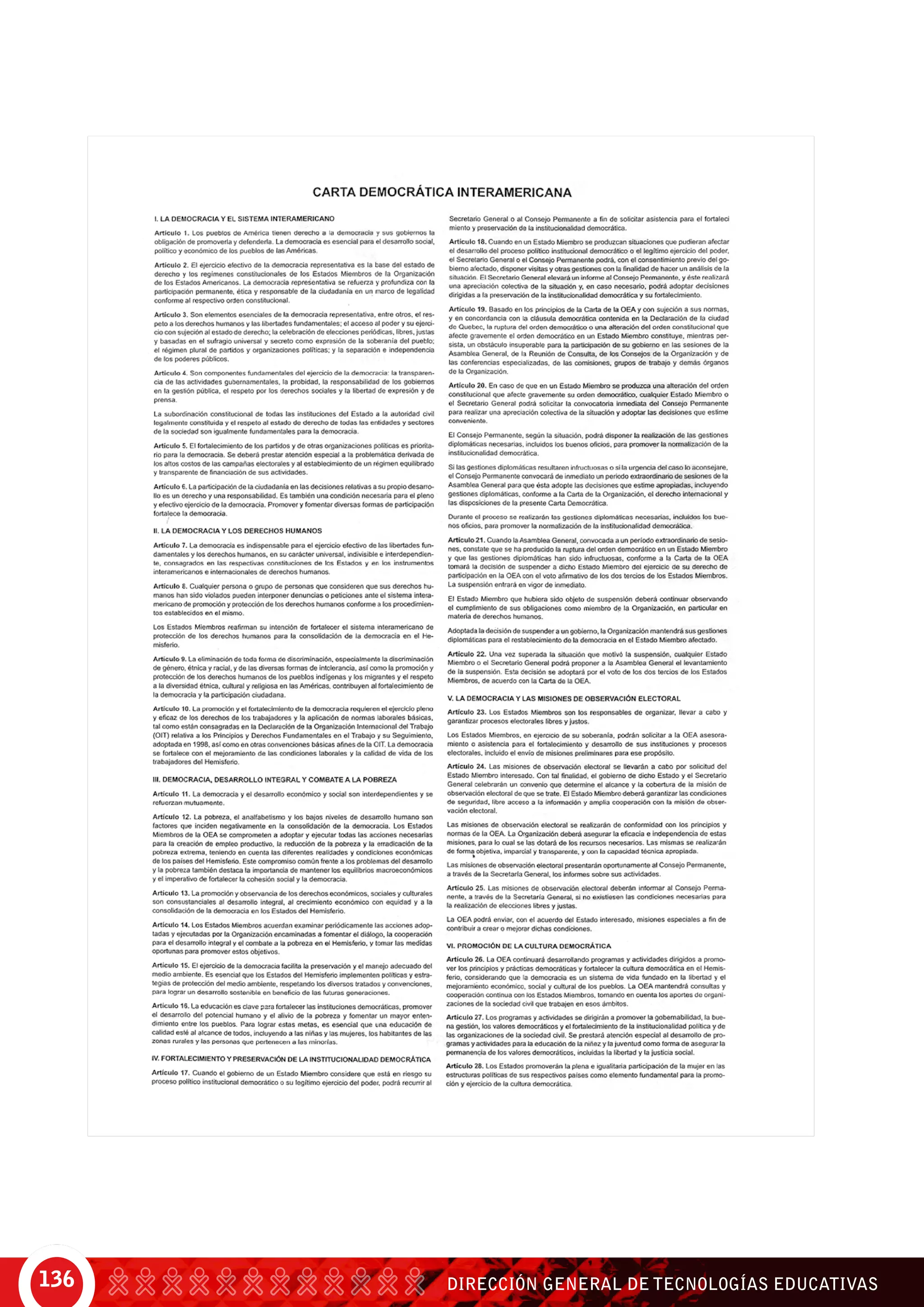 DIRECCIÓN GENERAL DE TECNOLOGÍAS EDUCATIVAS136
 