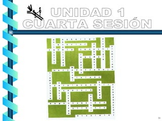 31 UNIDAD 1 CUARTA SESIÓN 