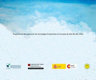Programa de Recuperación de Tecnologías Productivas en Escuelas de Alto Bío Bío, Chile
 