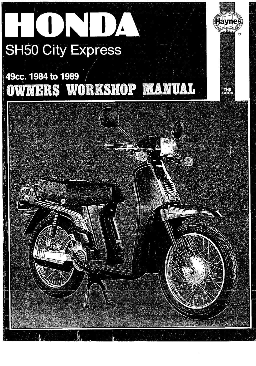 Honda Scoopy SH50 manual 1 of 6 - PDF