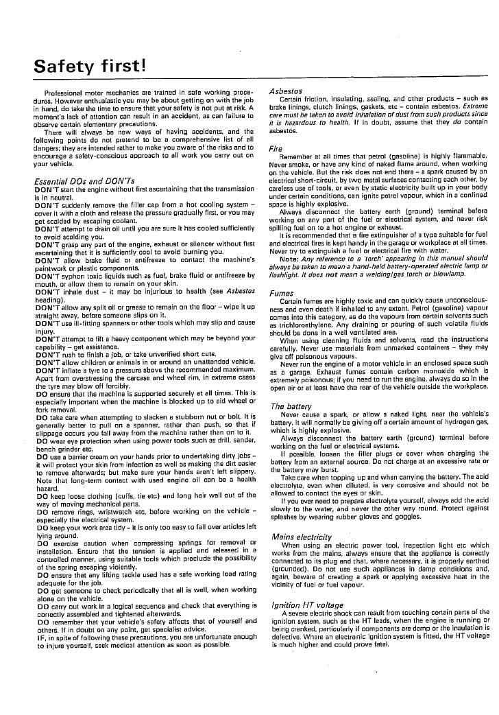 Honda Scoopy SH50 manual 1 of 6 - PDF