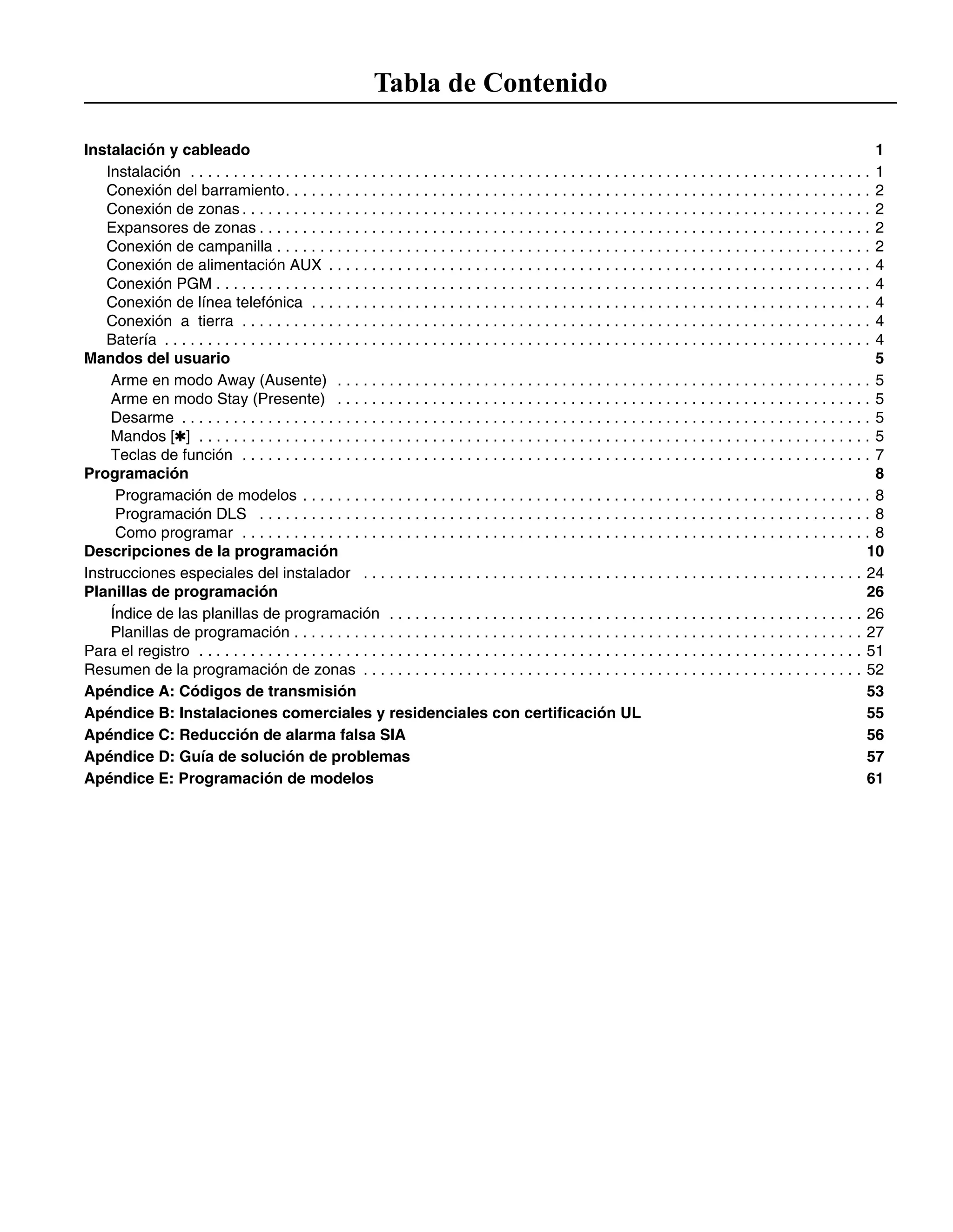 Manual 1832 1864 dsc | PDF