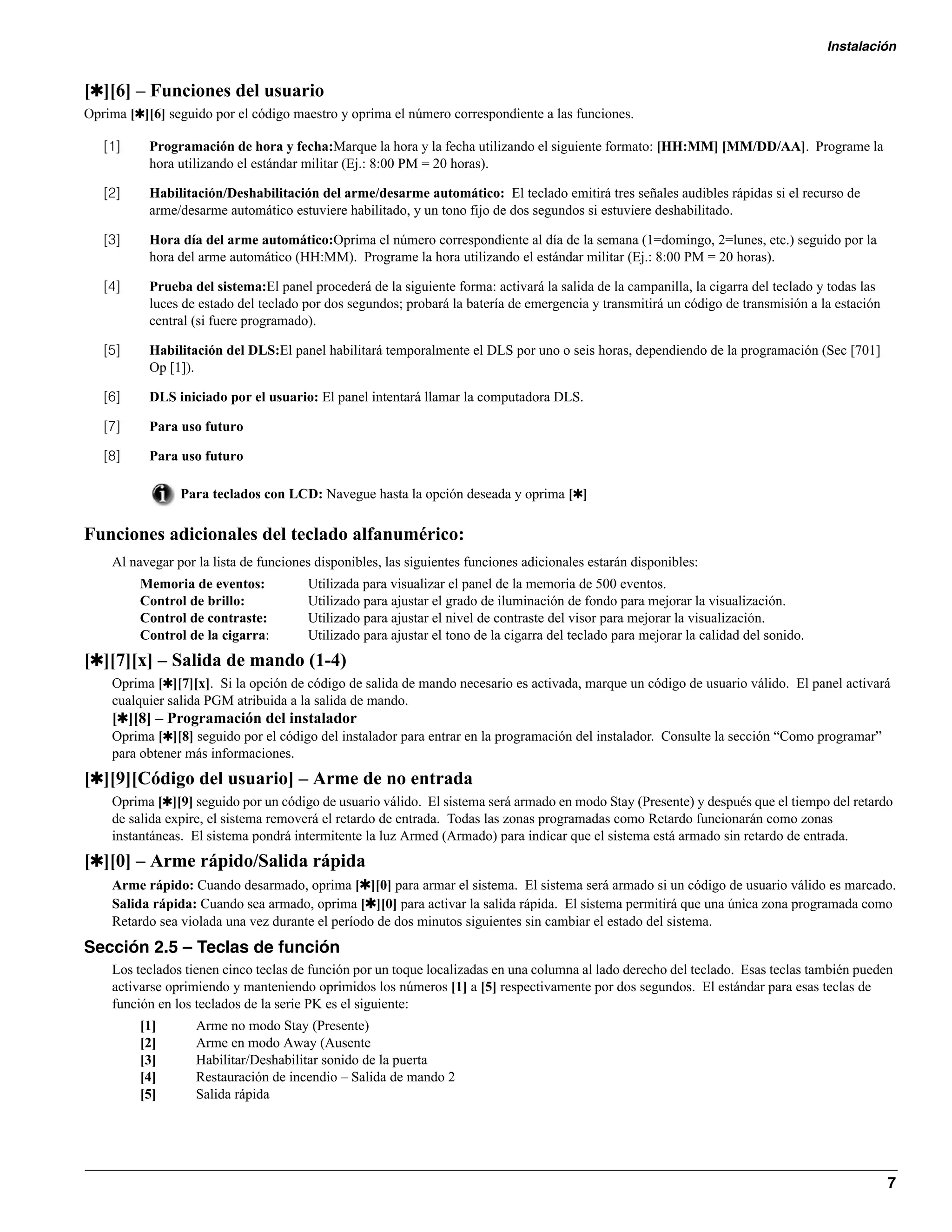 Manual 1832 1864 dsc | PDF