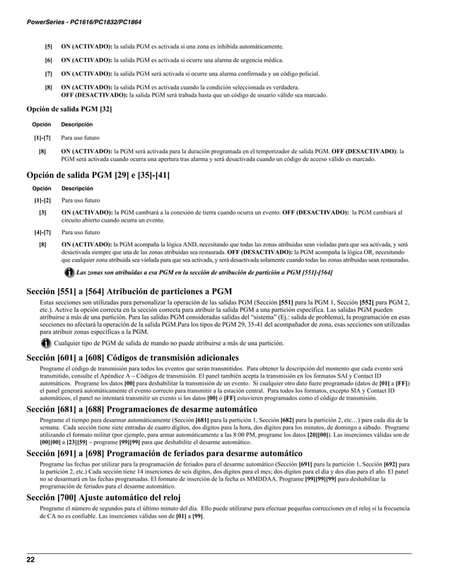 Manual 1832 1864 dsc | PDF