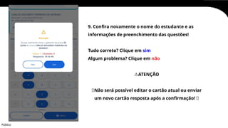 Manual Completo para Subida e Leitura dos Cartões Resposta da Prova ...