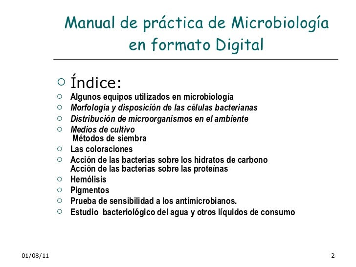 Manual laboratorio microbiologia Manual laboratorio microbiologia