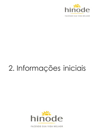 2. Informações iniciais
 