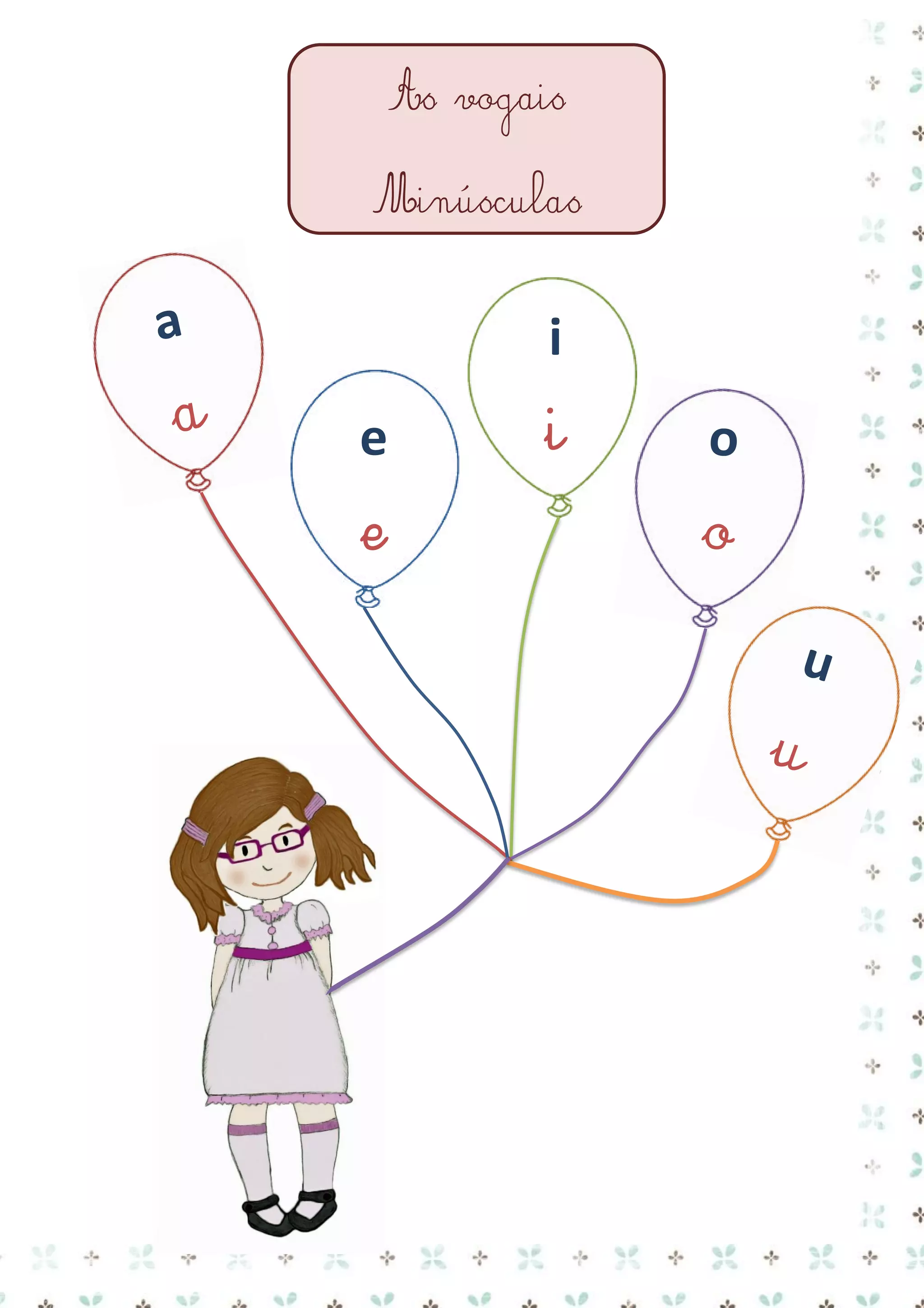 As vogais
Minúsculas

i
e
e

i

 