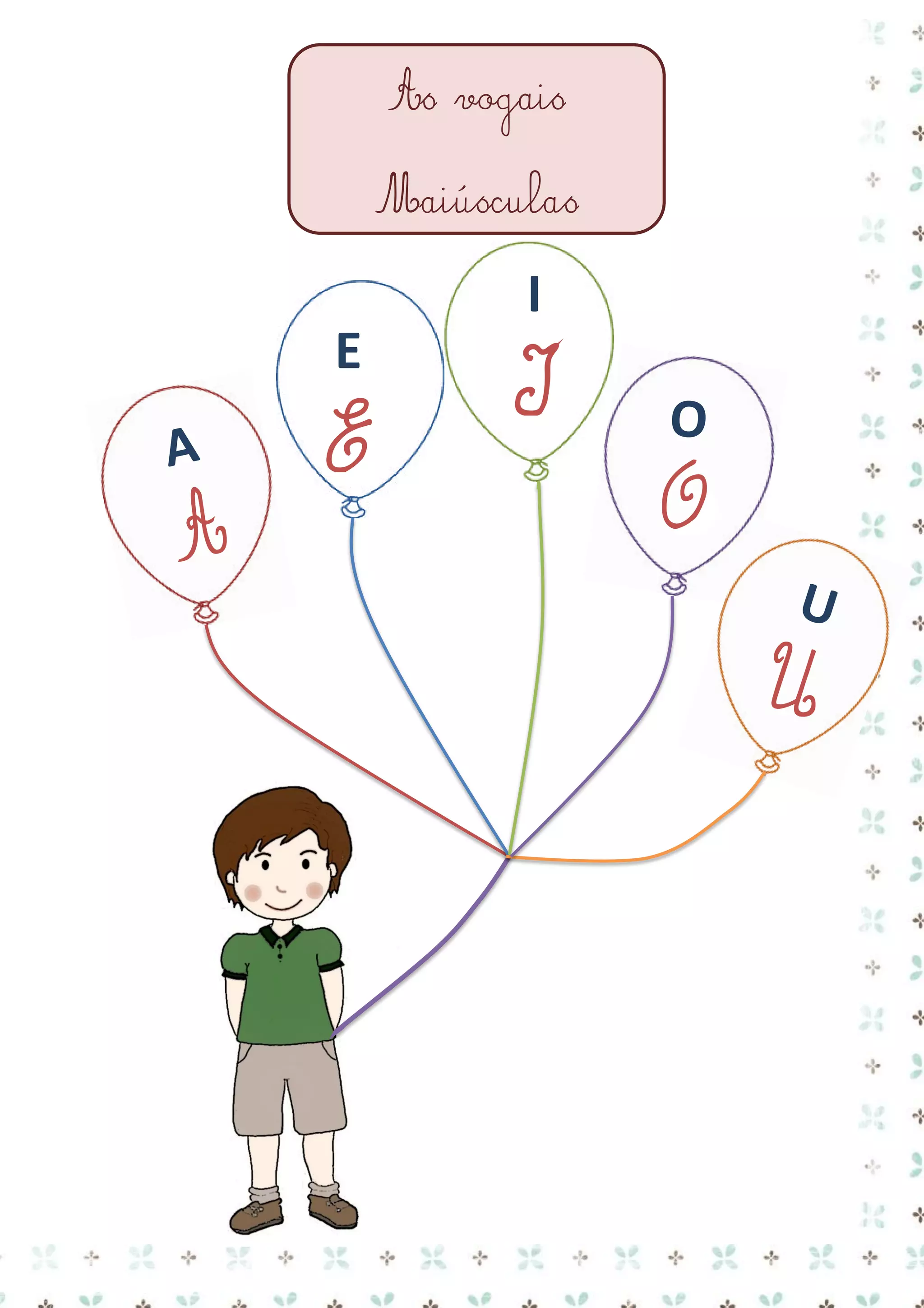 As vogais
Maiúsculas

I
E

E

I

 