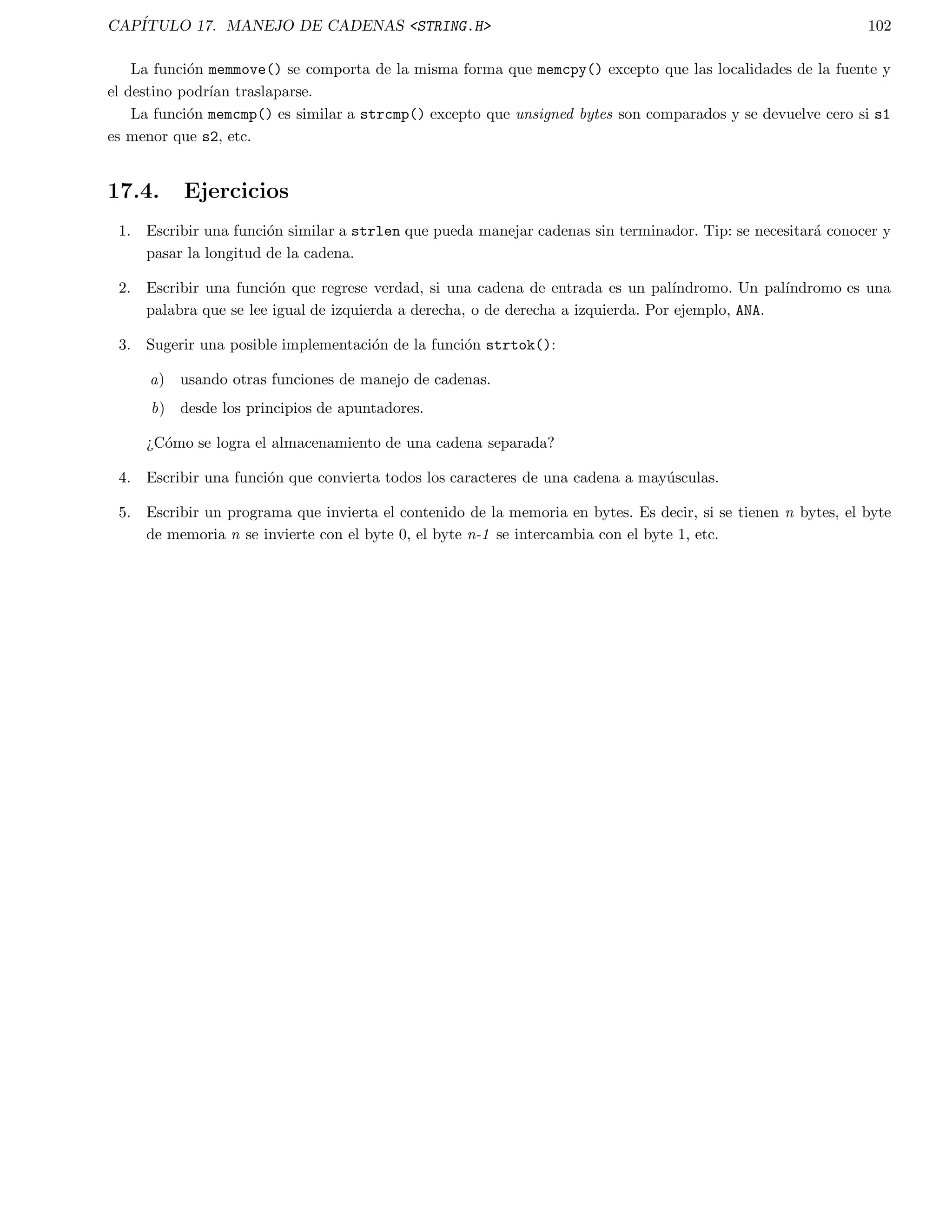 ca. 
El formato general de una funcion en C es 
especificador de tipo nombre de funcion( lista de parametros ) 
f 
variables locales 
codigo de la funcion 
g 
El especi 