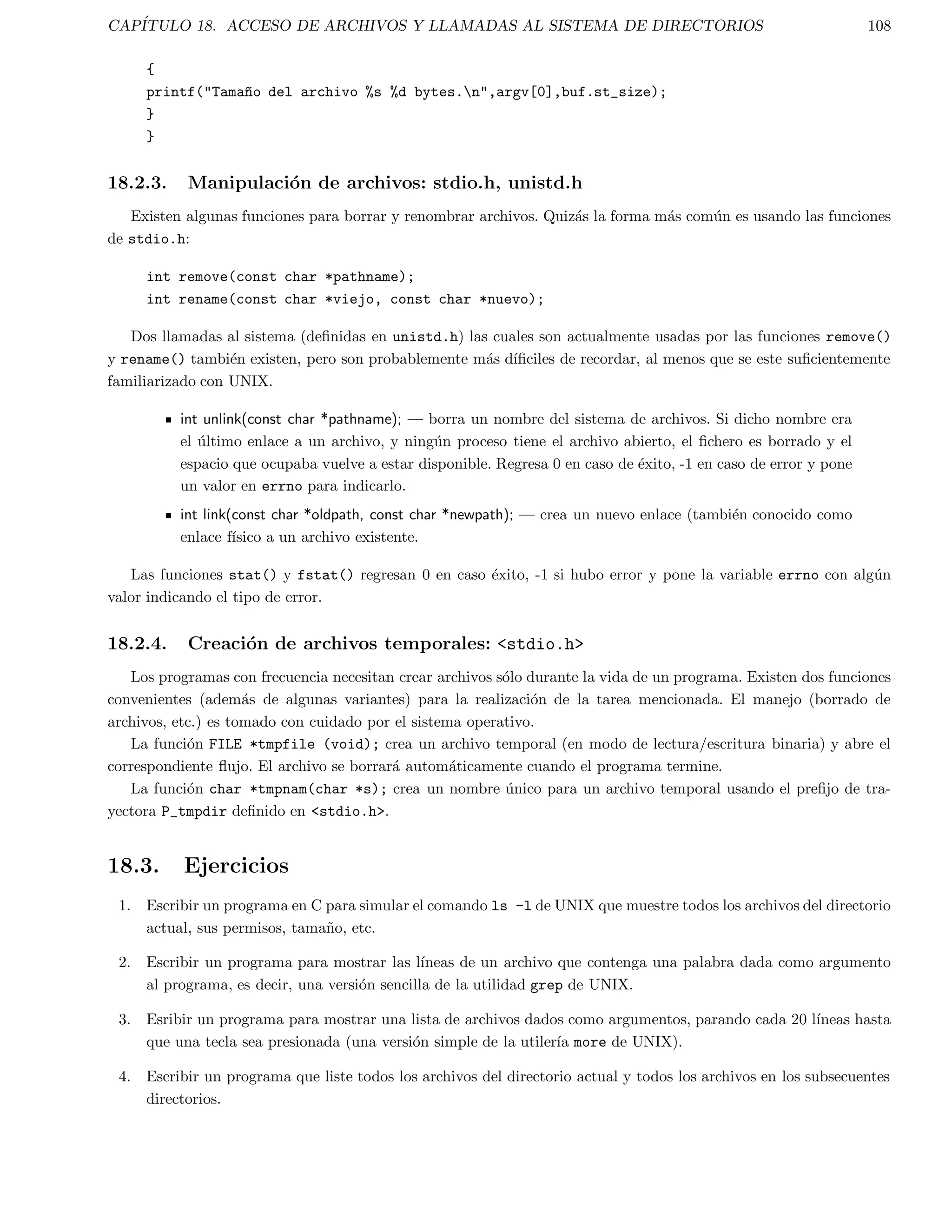car la dimension del arreglo cuando es un parametro de la funcion. 
void imp_rev(char s[]) 
{ 
int t; 
for( t=strlen(s)-1; t=0; t--) 
printf(%c,s[t]); 
} 
main() 
{ 
char nombre[]=Facultad; 
imp_rev(nombre); 
} 
 