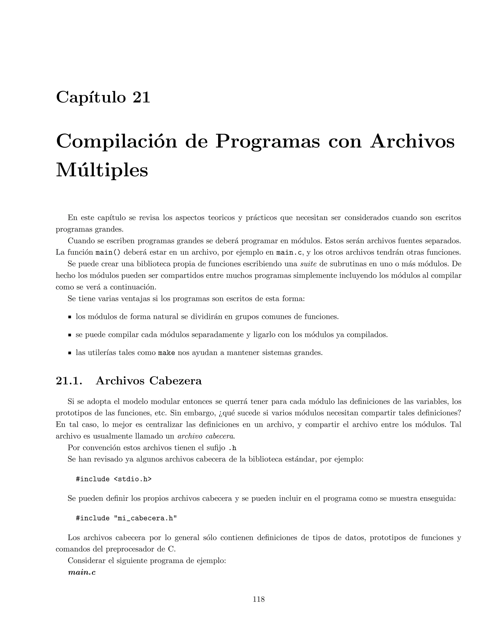 ne una estructura entre ) y ;. Por ejemplo: 
struct direc 
{ 
char nombre[30]; 
char calle[40]; 
char ciudad[20]; 
char estado[3]; 
unsigned int codigo; 
40 
 