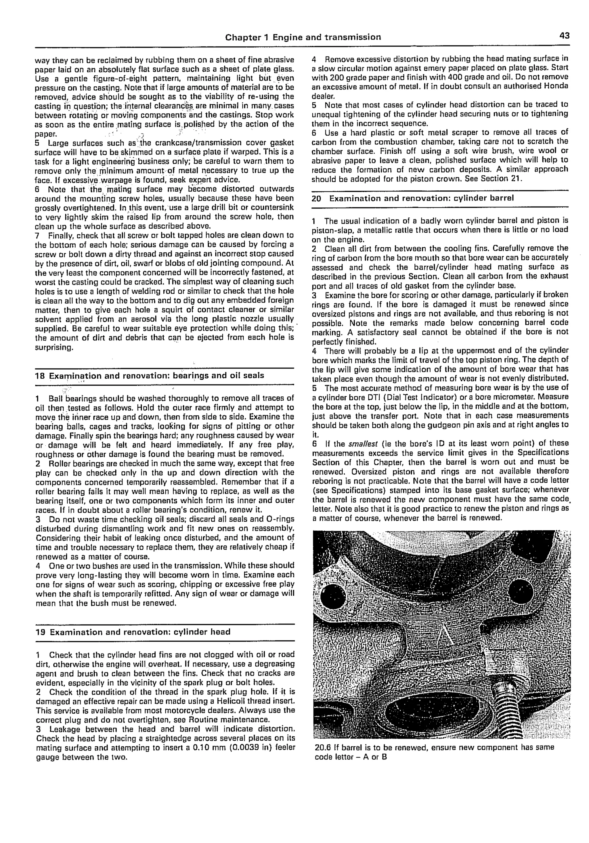 Honda Scoopy SH50 manual 3 of 6 - PDF