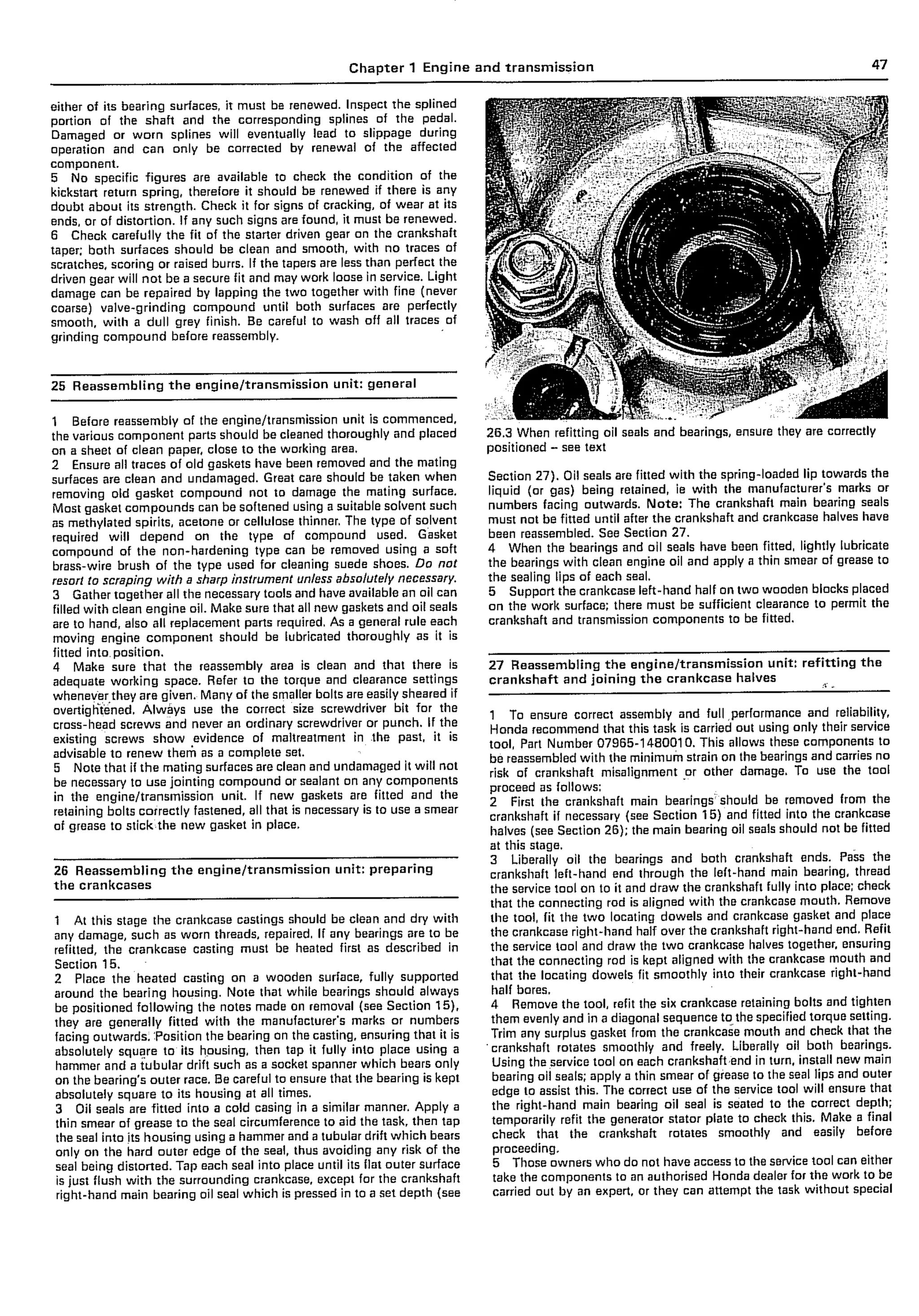 Honda Scoopy SH50 manual 3 of 6 - PDF