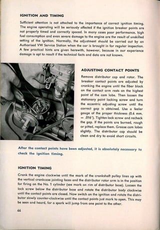 Manual Fusca 1954