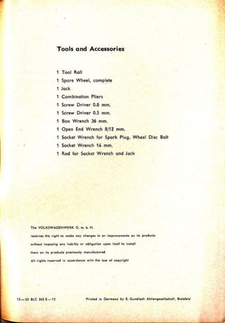Manual Fusca 1954 Slide 76