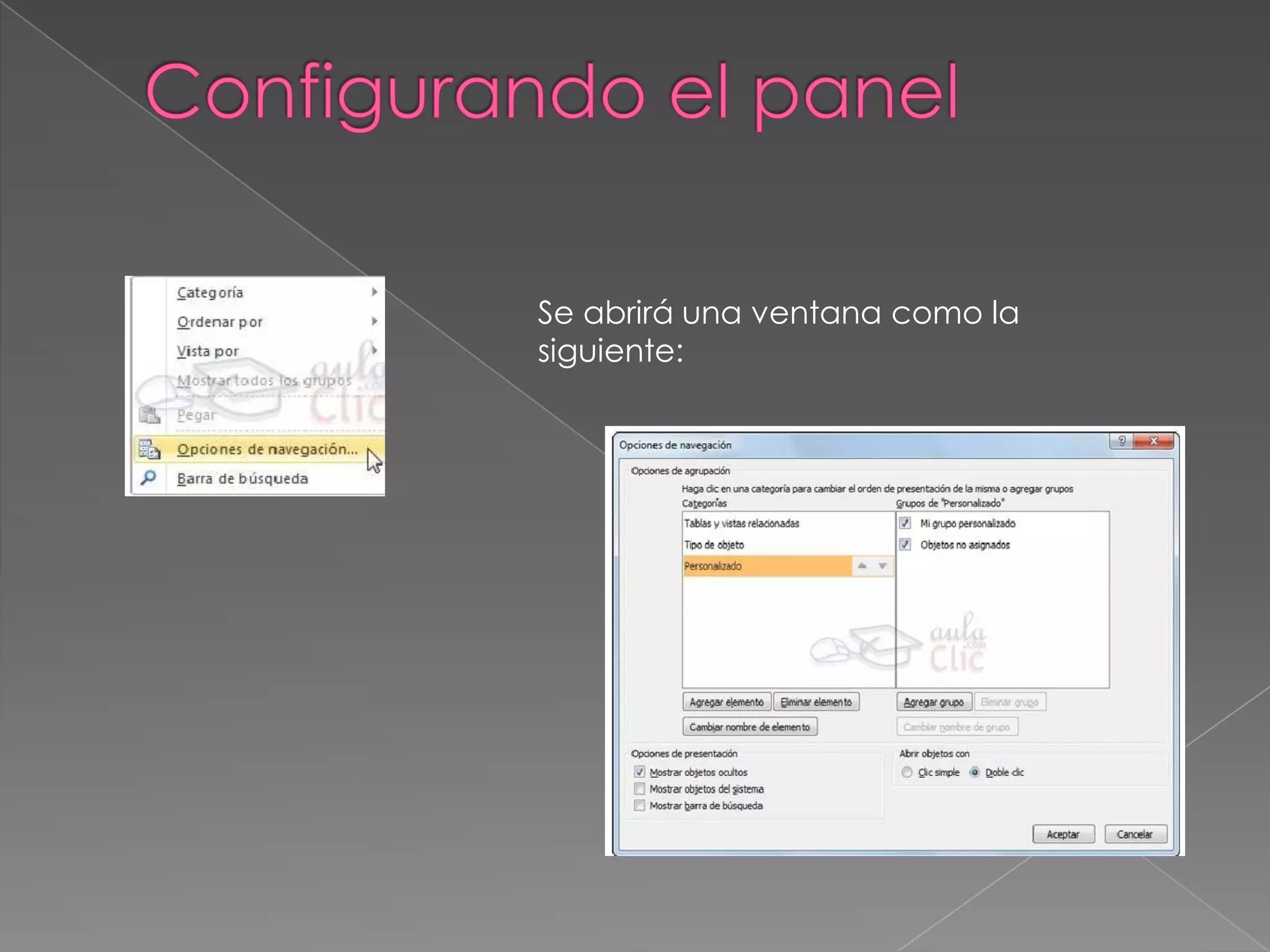 Se abrirá una ventana como la
siguiente:
 