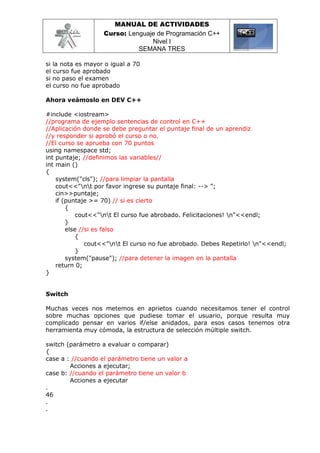 Ejemplo C++ | PDF